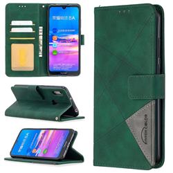 Binfen Color BF05 Prismatic Slim Wallet Flip Cover for Huawei Y6 (2019) - Green