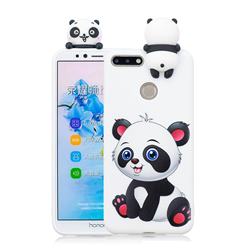 Panda Girl Soft 3D Climbing Doll Soft Case for Huawei Y6 (2018)