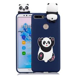 Giant Panda Soft 3D Climbing Doll Soft Case for Huawei Y6 (2018)