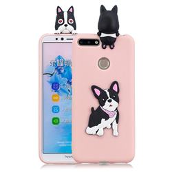 Cute Dog Soft 3D Climbing Doll Soft Case for Huawei Y6 (2018)