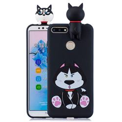 Staying Husky Soft 3D Climbing Doll Soft Case for Huawei Y6 (2018)