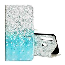 Sea Sand 3D Painted Leather Phone Wallet Case for Huawei Y6p