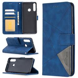 Binfen Color BF05 Prismatic Slim Wallet Flip Cover for Huawei Y6p - Blue