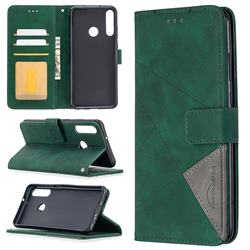 Binfen Color BF05 Prismatic Slim Wallet Flip Cover for Huawei Y6p - Green
