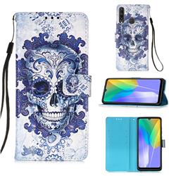 Cloud Kito 3D Painted Leather Wallet Case for Huawei Y6p