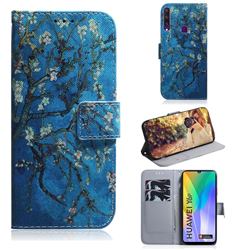 Apricot Tree PU Leather Wallet Case for Huawei Y6p