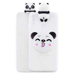 Smiley Panda Soft 3D Climbing Doll Soft Case for Huawei Y7(2019) / Y7 Prime(2019) / Y7 Pro(2019)