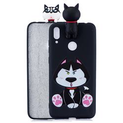 Staying Husky Soft 3D Climbing Doll Soft Case for Huawei Y7(2019) / Y7 Prime(2019) / Y7 Pro(2019)