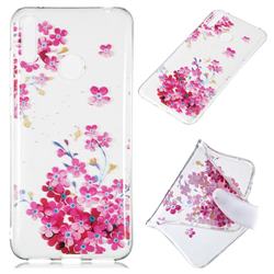 Plum Blossom Bloom Super Clear Soft TPU Back Cover for Huawei Y7(2019) / Y7 Prime(2019) / Y7 Pro(2019)