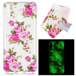 Peony Noctilucent Soft TPU Back Cover for Huawei Y7(2019) / Y7 Prime(2019) / Y7 Pro(2019)