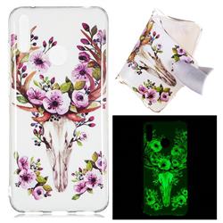 Sika Deer Noctilucent Soft TPU Back Cover for Huawei Y7(2019) / Y7 Prime(2019) / Y7 Pro(2019)