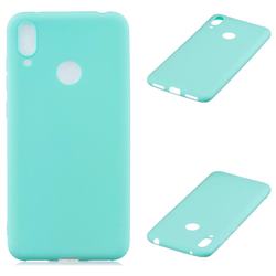 Candy Soft Silicone Protective Phone Case for Huawei Y7(2019) / Y7 Prime(2019) / Y7 Pro(2019) - Light Blue
