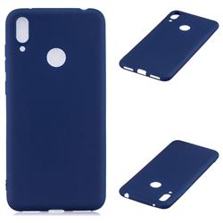 Candy Soft Silicone Protective Phone Case for Huawei Y7(2019) / Y7 Prime(2019) / Y7 Pro(2019) - Dark Blue
