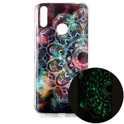 Datura Flowers Noctilucent Soft TPU Back Cover for Huawei Y7(2019) / Y7 Prime(2019) / Y7 Pro(2019)