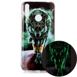 Wolf King Noctilucent Soft TPU Back Cover for Huawei Y7(2019) / Y7 Prime(2019) / Y7 Pro(2019)