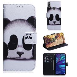 Sleeping Panda PU Leather Wallet Case for Huawei Y7(2019) / Y7 Prime(2019) / Y7 Pro(2019)