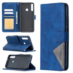 Binfen Color BF05 Prismatic Slim Wallet Flip Cover for Huawei Y7p - Blue