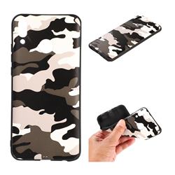 Camouflage Soft TPU Back Cover for Huawei Y9 (2019) - Black White