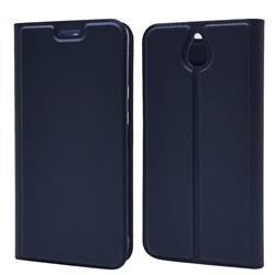 Ultra Slim Card Magnetic Automatic Suction Leather Wallet Case for Kyocera 705KC - Royal Blue