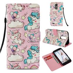 Angel Pony 3D Painted Leather Wallet Case for LG Aristo 2