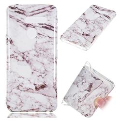 White Soft TPU Marble Pattern Case for LG G8 ThinQ (LG G8 ThinQ)