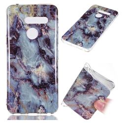 Rock Blue Soft TPU Marble Pattern Case for LG G8 ThinQ (LG G8 ThinQ)