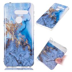 Sea Blue Soft TPU Marble Pattern Case for LG G8 ThinQ (LG G8 ThinQ)