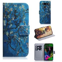 Apricot Tree PU Leather Wallet Case for LG G8 ThinQ