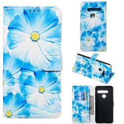 Orchid Flower PU Leather Wallet Case for LG G8 ThinQ