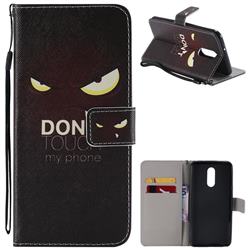 Angry Eyes PU Leather Wallet Case for LG Stylo 4