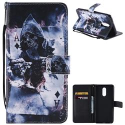 Skull Magician PU Leather Wallet Case for LG Stylo 4