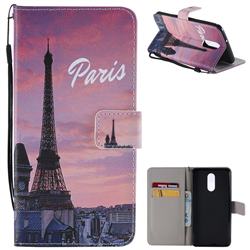 Paris Eiffel Tower PU Leather Wallet Case for LG Stylo 4