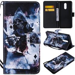 Skull Magician PU Leather Wallet Case for LG Stylo 5