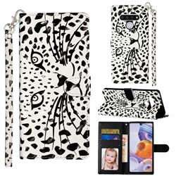 Leopard Panther 3D Leather Phone Holster Wallet Case for LG Stylo 6