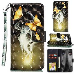 Dream Butterfly 3D Painted Leather Phone Wallet Case for LG Stylo 6