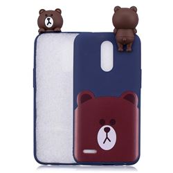 Cute Bear Soft 3D Climbing Doll Soft Case for LG K10 2017