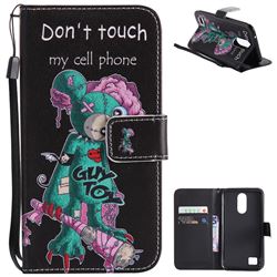 One Eye Mice PU Leather Wallet Case for LG K10 2017