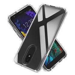 Transparent 2 in 1 Drop-proof Cell Phone Back Cover for LG K30 (2019) 5.45 inch