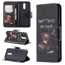 Chainsaw Bear Leather Wallet Case for LG K40 (LG K12+, LG K12 Plus)