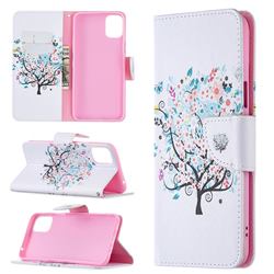 Colorful Tree Leather Wallet Case for LG K42