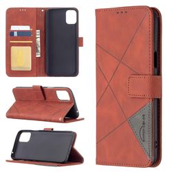 Binfen Color BF05 Prismatic Slim Wallet Flip Cover for LG K42 - Brown
