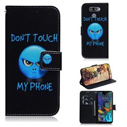 Not Touch My Phone PU Leather Wallet Case for LG K50