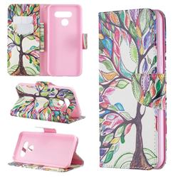 The Tree of Life Leather Wallet Case for LG K50