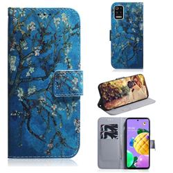 Apricot Tree PU Leather Wallet Case for LG K52 K62 Q52