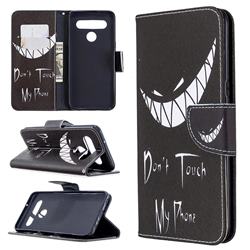Crooked Grin Leather Wallet Case for LG K61