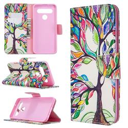 The Tree of Life Leather Wallet Case for LG K61