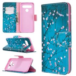 Blue Plum Leather Wallet Case for LG K61