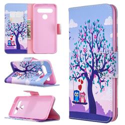 Tree and Owls Leather Wallet Case for LG K61