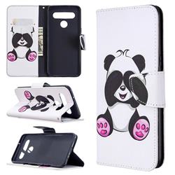 Lovely Panda Leather Wallet Case for LG K61