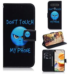 Not Touch My Phone PU Leather Wallet Case for LG K61
